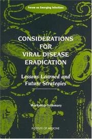 Tapa de Considerations for Viral Disease Eradication: Lessons Learned and Future Strategies