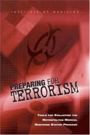 Tapa de Preparing for terrorism