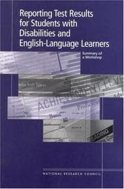 Tapa de Reporting test results for students with disabilities and English-language learners