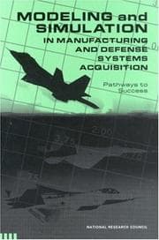 Tapa de Modeling and simulation in manufacturing and defense systems acquisition