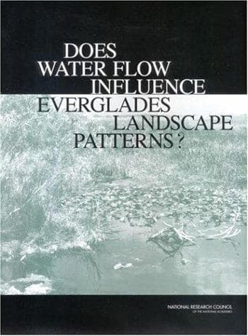 Tapa de Does water flow influence Everglades landscape patterns?