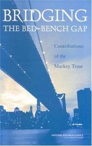 Tapa de Bridging the bed-bench gap