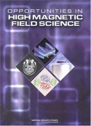 Tapa de Opportunities in high magnetic field science
