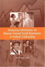 Tapa de Analyzing information on women-owned small businesses in federal contracting