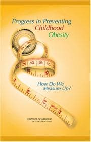 Tapa de Progress in Preventing Childhood Obesity