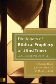 Tapa de Dictionary of biblical prophecy