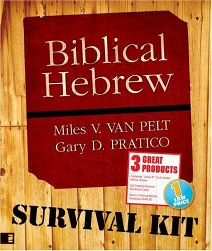 Tapa de Biblical Hebrew Survival Kit
