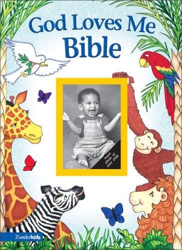 Tapa de God loves me Bible