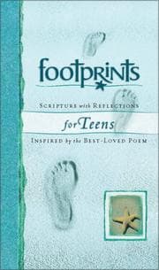 Tapa de Footprints Scripture with Reflections for Teens