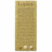 Tapa de Footprints Resin Plaque