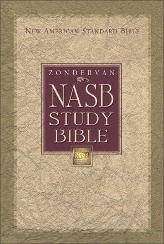 Tapa de NASB Zondervan Study Bible