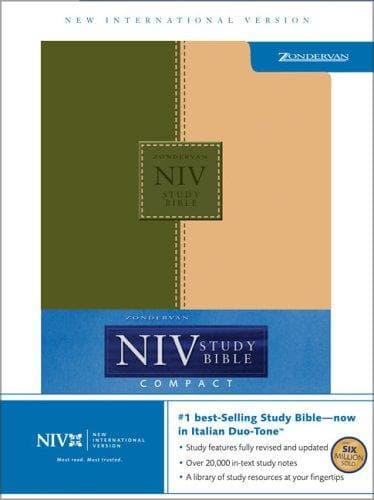 Tapa de NIV Study Bible Compact