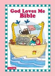 Tapa de God Loves Me Bible (Girls)