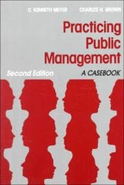 Tapa de Practicing public management