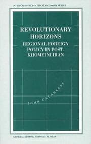 Tapa de Revolutionary horizons