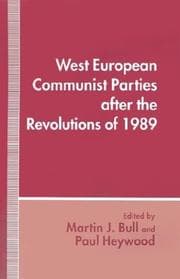 Tapa de West European Communist parties after the revolutions of 1989