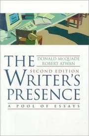 Tapa de The writer's presence -- second edition