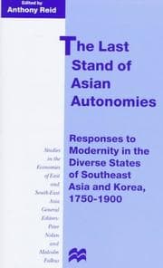 Tapa de The Last Stand of Asian Autonomies