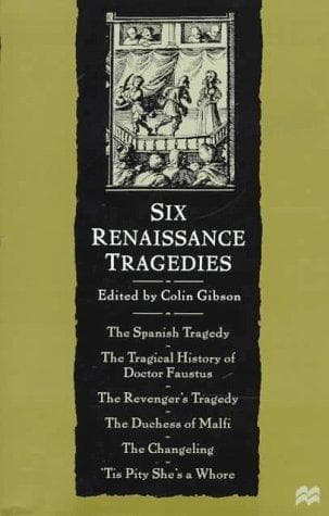 Tapa de Six Renaissance Tragedies
