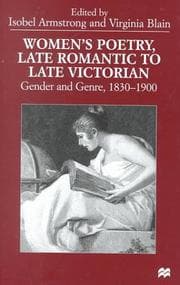 Tapa de Women's poetry, late Romantic to late Victorian