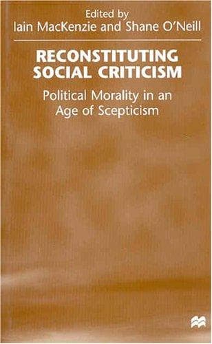 Tapa de Reconstituting social criticism