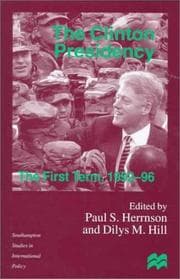 Tapa de The Clinton presidency
