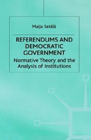 Tapa de Referendums and Democratic Government