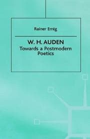 Tapa de W.H. Auden