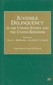 Tapa de Juvenile delinquency in the United States and the United Kingdom