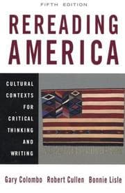 Tapa de Rereading America