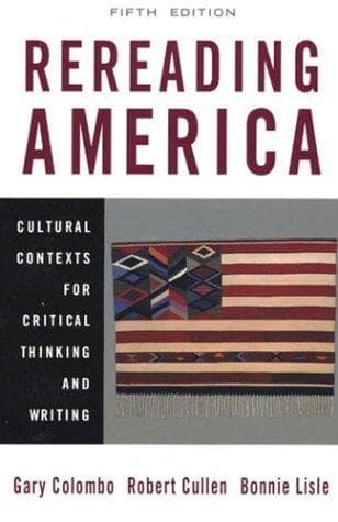 Tapa de Rereading America