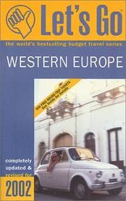 Tapa de Let's Go Western Europe 2002