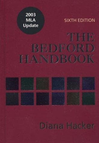 Tapa de The Bedford Handbook