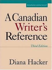 Tapa de A Canadian Writer's Reference