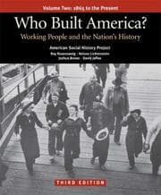 Tapa de Who Built America?  Volume Two: 1865 to the Present