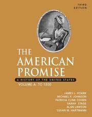 Tapa de The American Promise : A History of the United States, Volume A