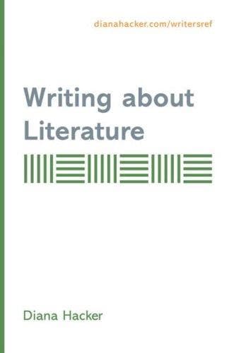 Tapa de Writing About Literature