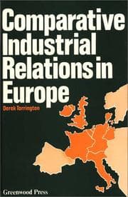 Tapa de Comparative Industrial Relations in Europe