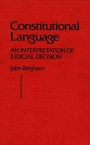 Tapa de Constitutional language