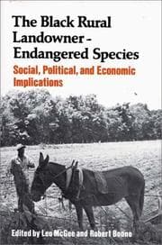 Tapa de The Black rural landowner--endangered species