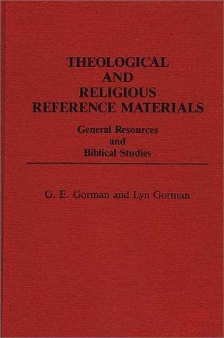 Tapa de Theological and religious reference materials