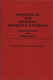 Tapa de Theological and religious reference materials