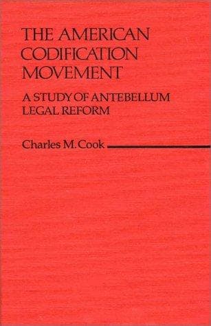 Tapa de The American codification movement