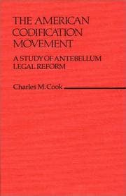 Tapa de The American codification movement