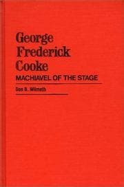 Tapa de George Frederick Cooke, Machiavel of the stage
