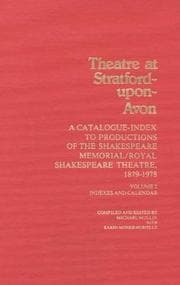 Tapa de Theatre at Stratford-Upon-Avon