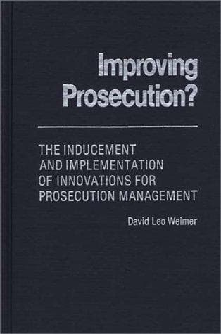 Tapa de Improving prosecution?