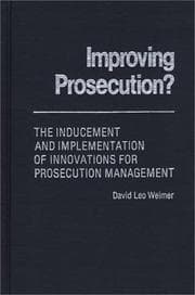 Tapa de Improving prosecution?
