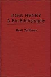 Tapa de John Henry, a bio-bibliography