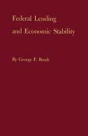 Tapa de Federal lending and economic stability